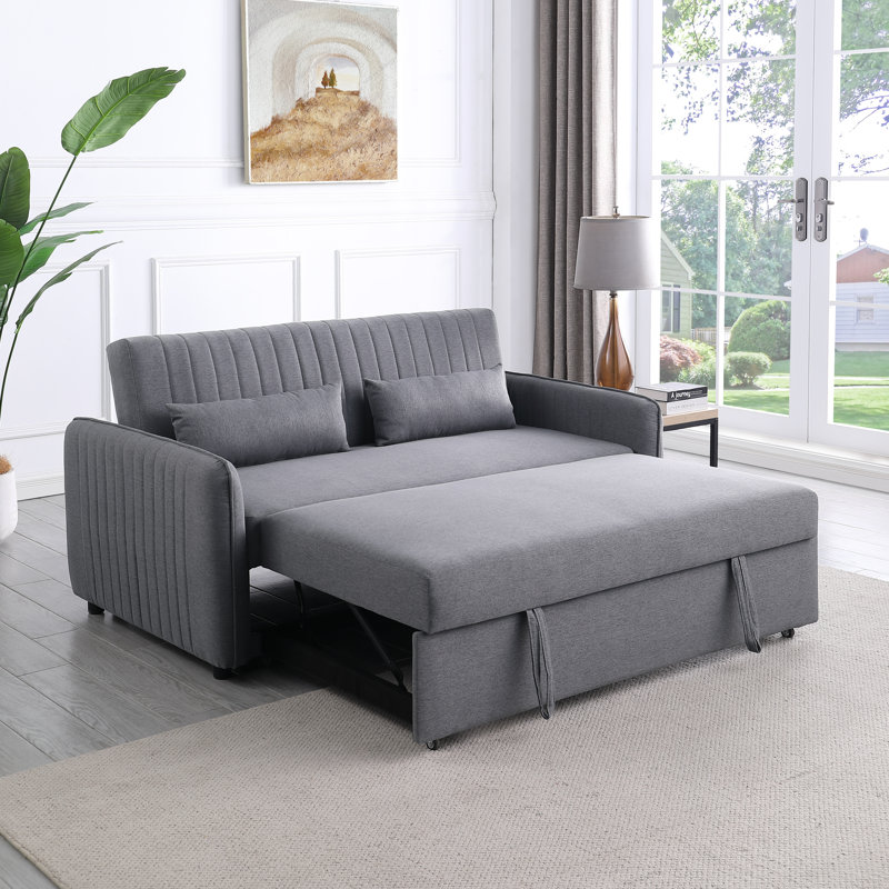 2 Seater Sofa Bed, Grey