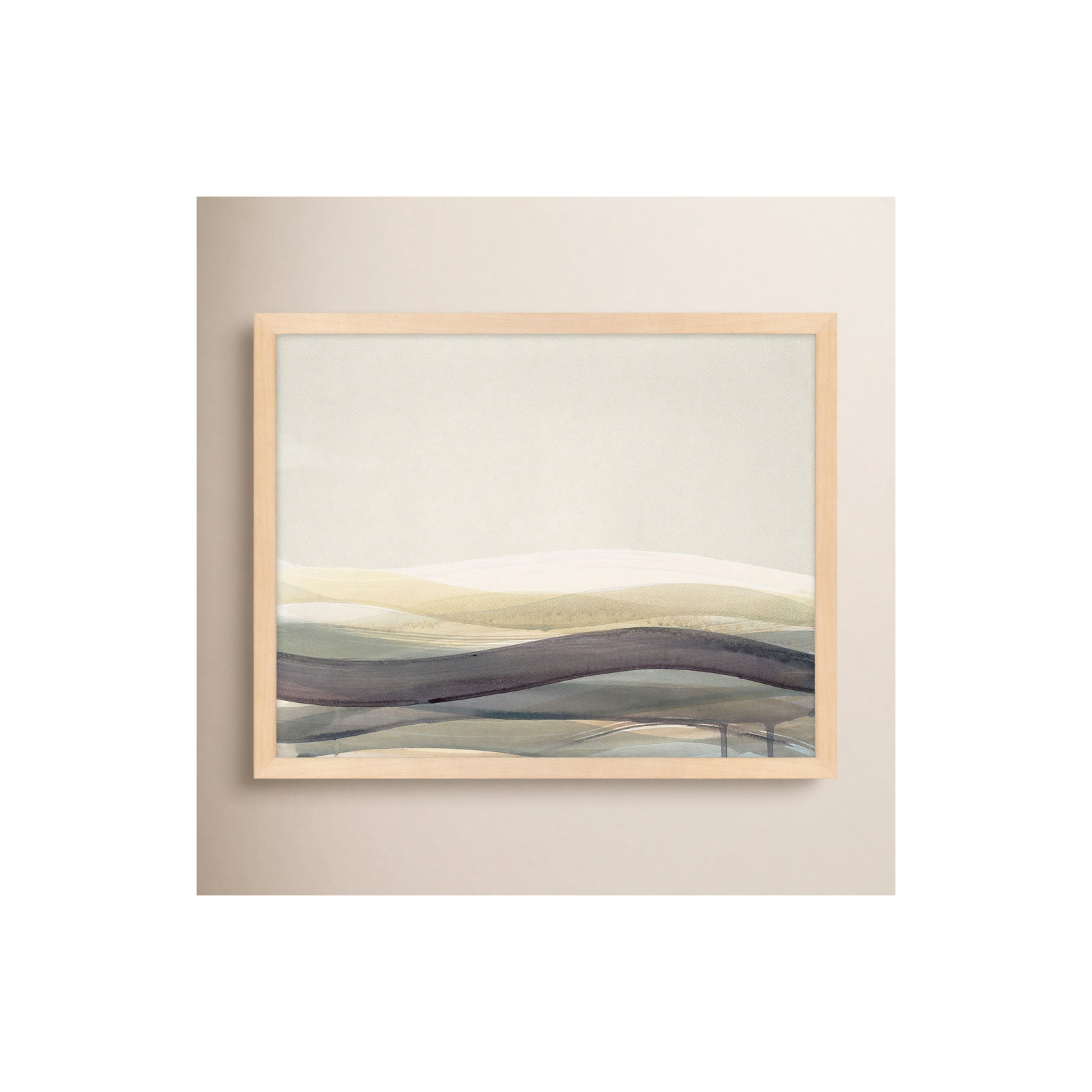 Preliminary II by Beth James, Maple Framed, 30" W x 24" H