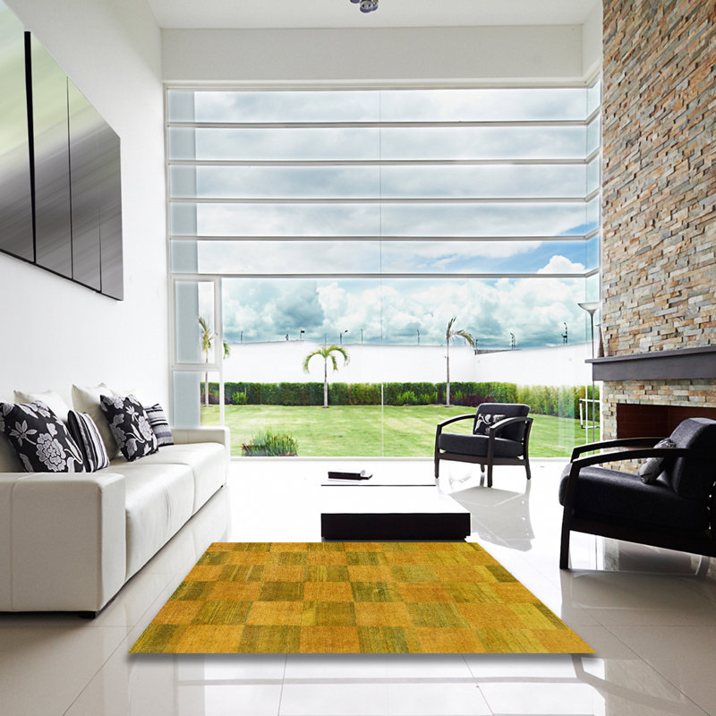 Abstract Indoor Rug, Square 8'