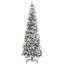 Arbre de Noël artificiel enneigé 7,5 pi avec des branches réalistes et 668 pointes