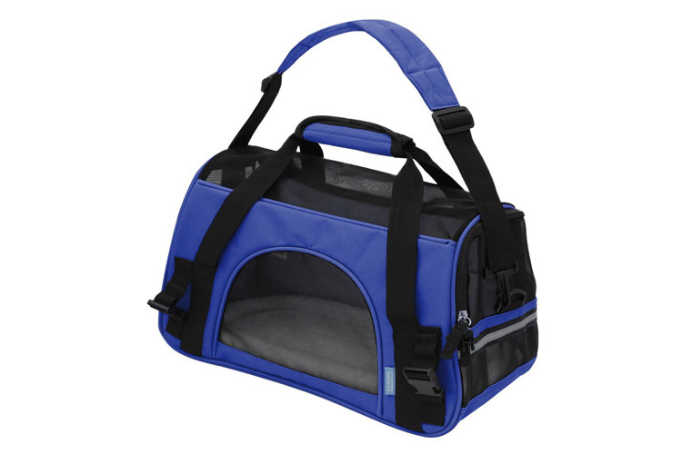 Broomfield Airline Approved with Fleece Bed For Dog Cat - Soft Sided Kennel - 2018 Newly Designed Pet Carrier