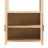 Eilisha Modern Arched Bookcase Cabinet with Reeded Doors-123402941