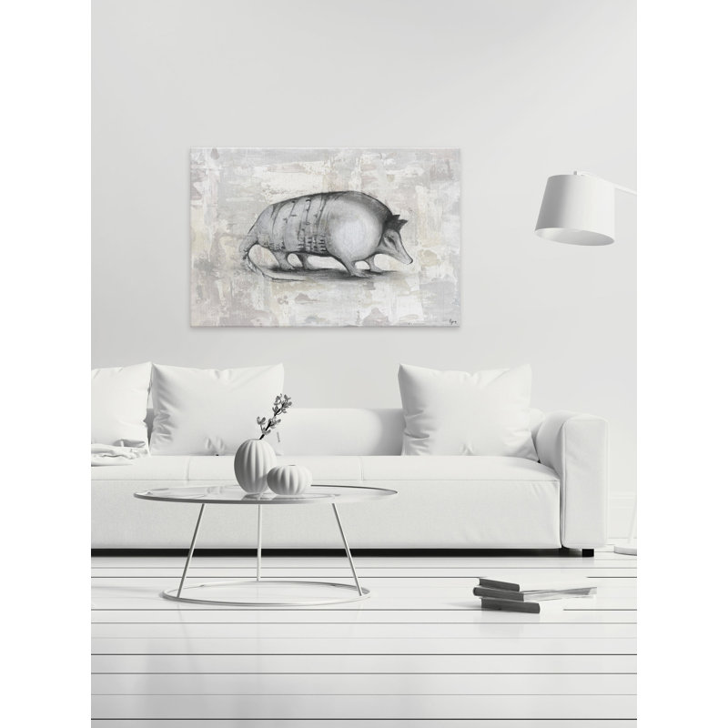« armadillo ii », reproduction d’art sur toile tendue, H 12 po x l 18 po x P 1,5 po