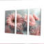 «Pink Grey Botanical Beauty Daisies II - Daisies», ensemble d'art mural-2018165949-2018165950