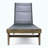 Modern CHAISE LOUNGE - DARK GREY MESH