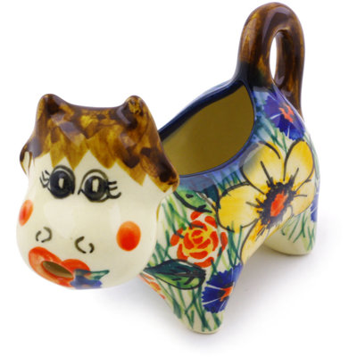 Yellow Flower Creamer Bowl