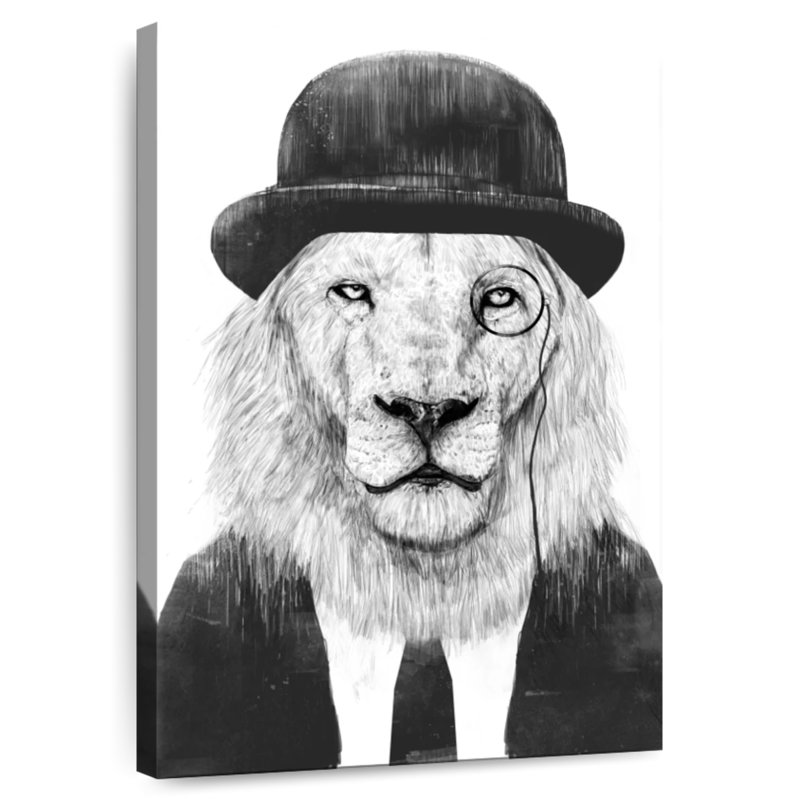 Brampt Sir Lion, H 39 po x l 26 po
