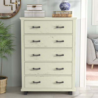 Ankney 5 Drawer 38" W Chest