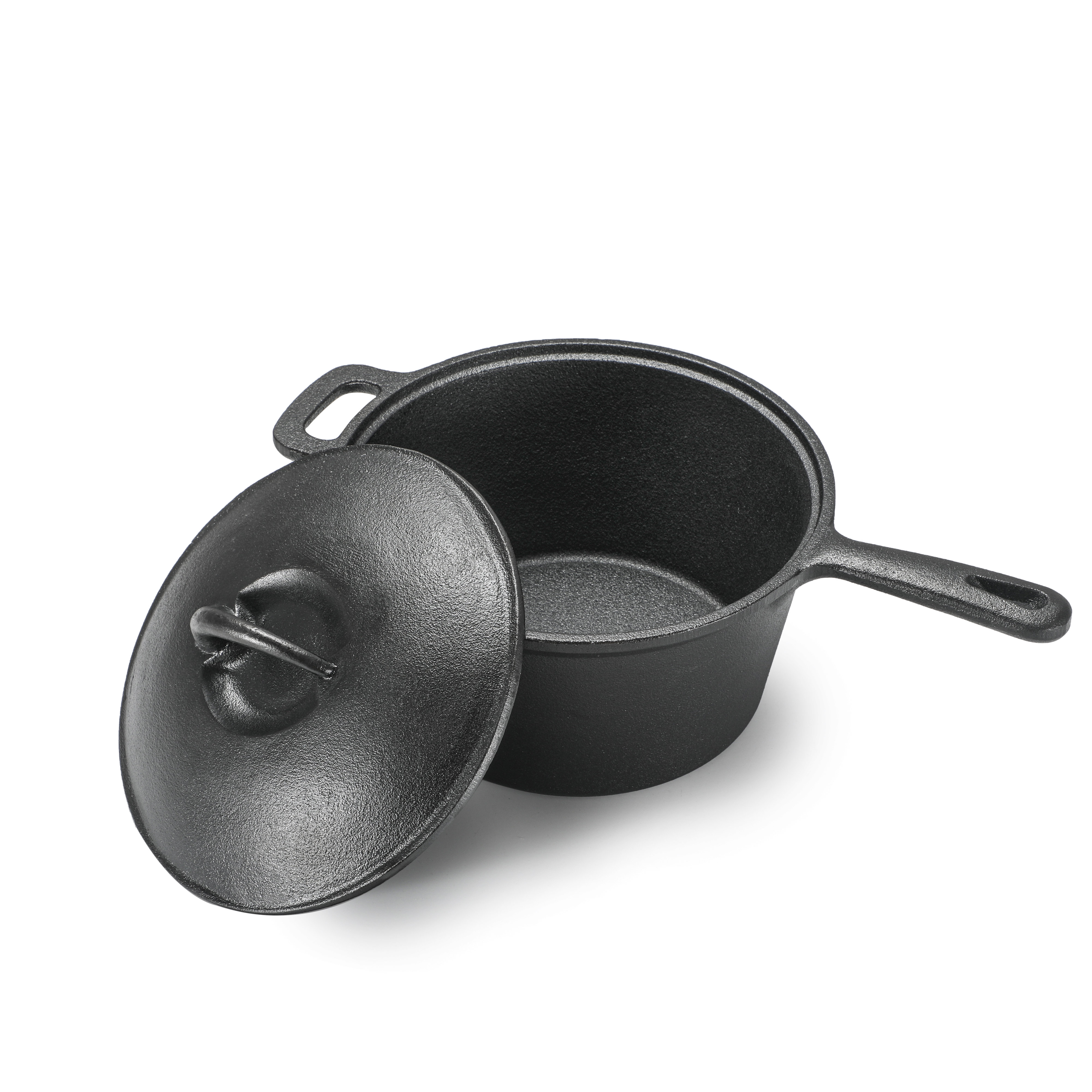Lodge Pre-Seasoned Cast Iron Baking Pan with Loop Handles, 14, Black