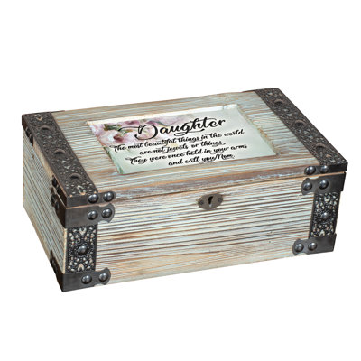 Wooden and Metal Memory Box