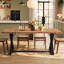 Dining Table with Steel Base