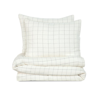 Vellux Yukon Full/Queen Ivory Coverlet Set