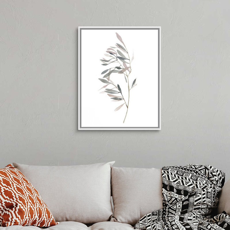 «Gentle Breeze I», art mural sur toile, H 32 po x l 26 po, Toile avec cadre blanc