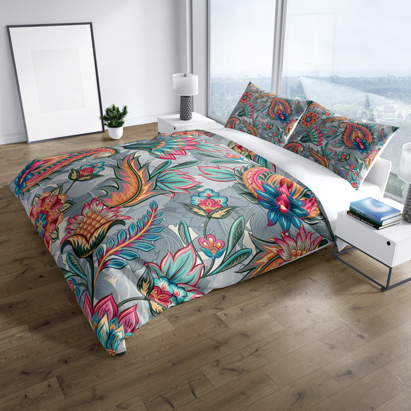 Ensemble de housse de couette, Housse de couette grand + 2 taies décoratives