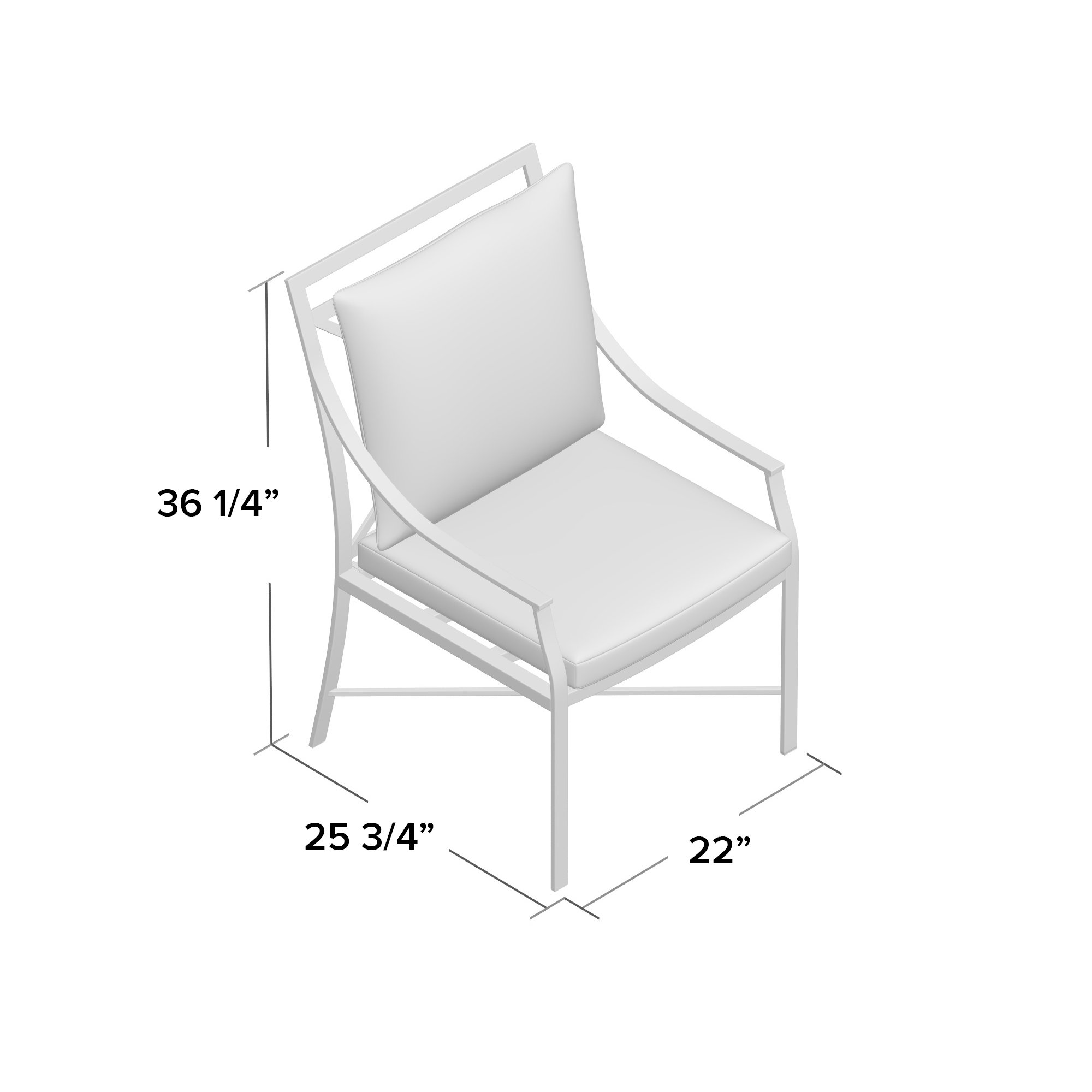Monaco Outdoor Arm Chair, Welt, Verona Fossil, Slate Gray