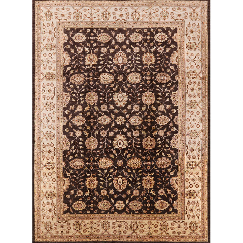 Tapis oriental beige / brun Kalmin, Rectangle 8 pi x 10 pi