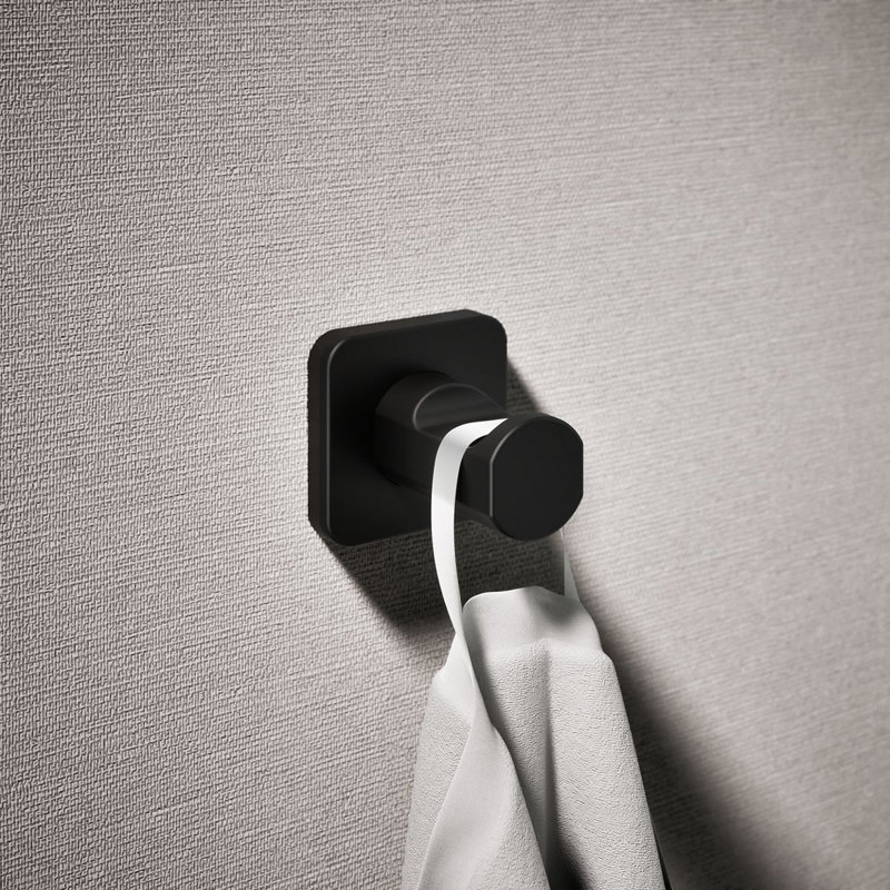 Parallel™ Robe Hook, Matte Black