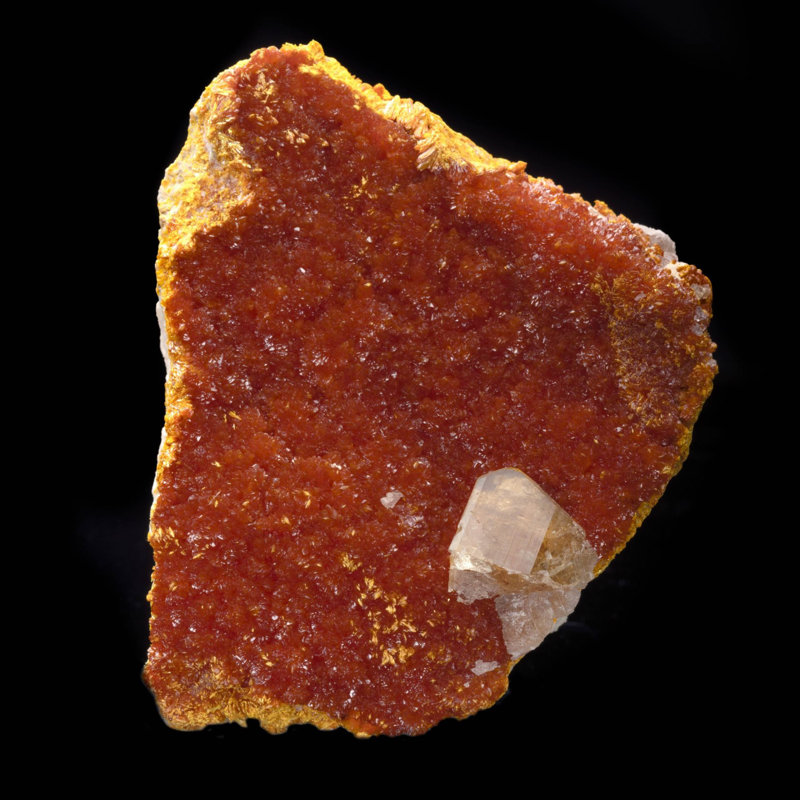Barite on Orpiment From Russia