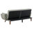 Grey Tufted Convertible Sofa Bed