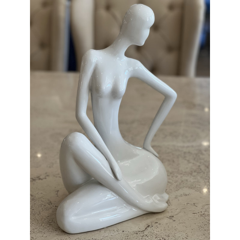 Ayla Figurines & Sculptures, White