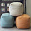 Coussin en tissu, turquoise