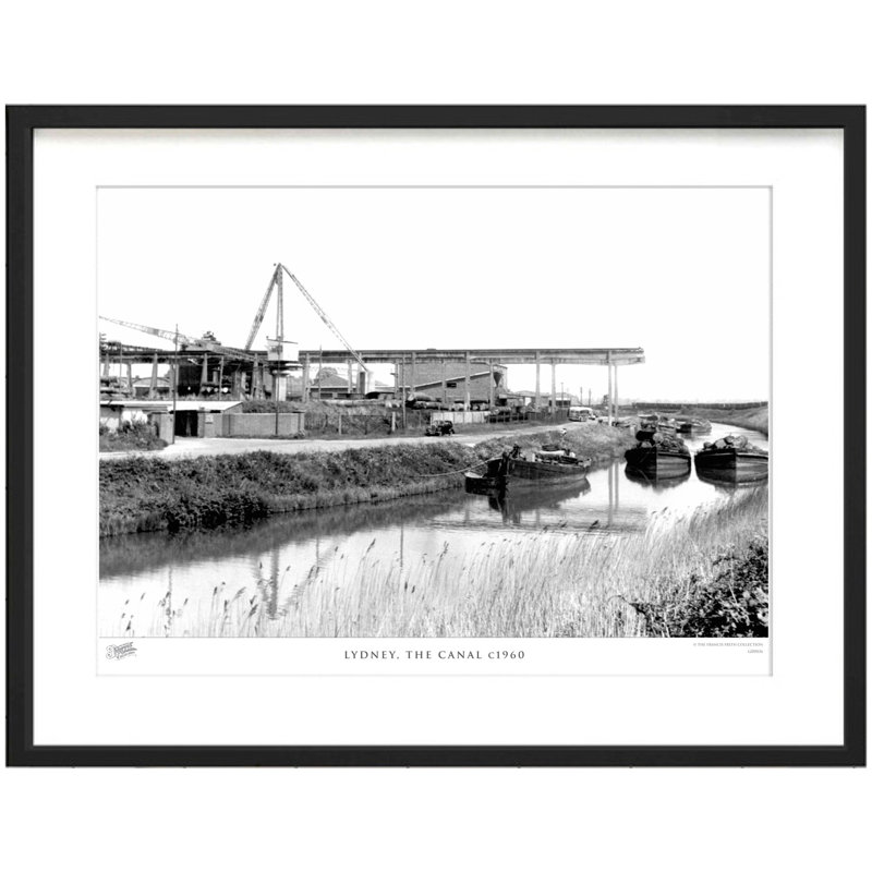 Alton, Rustic Bridge At Ashdell 1897 by Francis Frith - Single Picture Frame Print, 40cm H x 50cm W x 2.3cm D