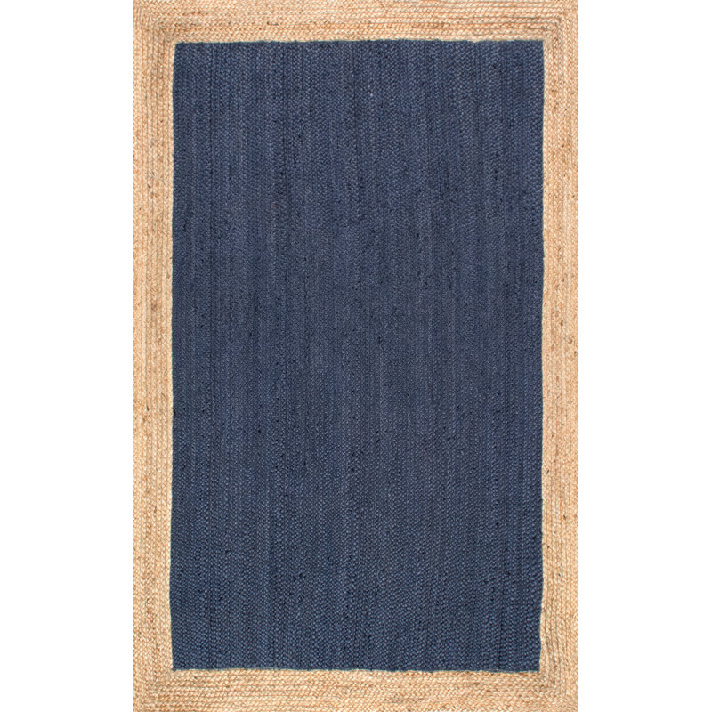 Knox Solid Colour Jute / Sisal Area Rug, Rectangle 91 x 152cm