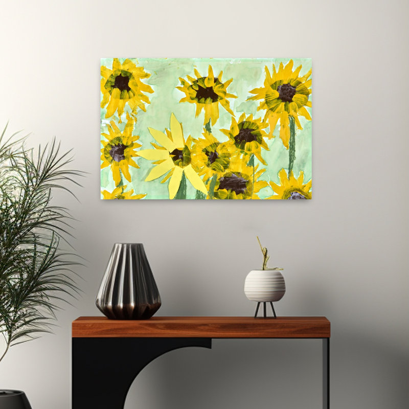 Tournesol jaune gai et classique, H 16 po x l 24 po