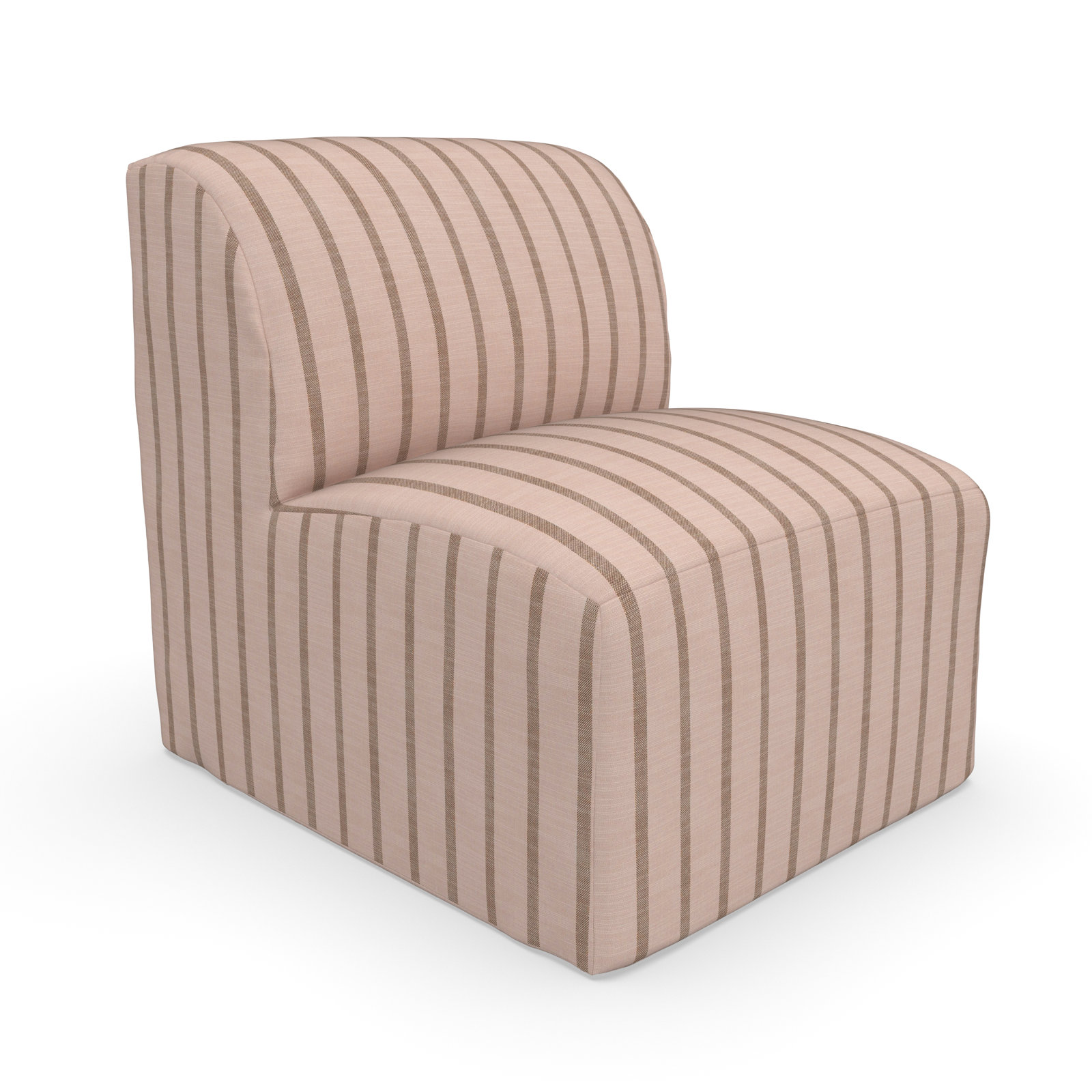 Praia Sunbrella® Patio Chair, Unwind Cameo Striped Sunbrella®