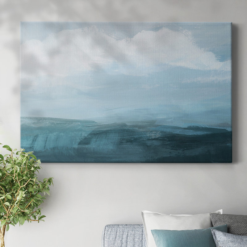 Toile tendue Azure Rising II-Gallery, H 12 po x l 18 po