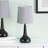 Riorita Pair of Chrome Touch Table Lamps with Fabric Shade and LED Bulbs-934045540-934045536-934045549