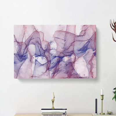 Gentle Movement in Abstract - Wrapped Canvas