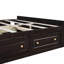 Structure de lit grand en bois avec 6 tiroirs pour un rangement et une organisation supplémentaires-1289171766