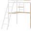Lit mezzanine avec bureau et armoire-398663606