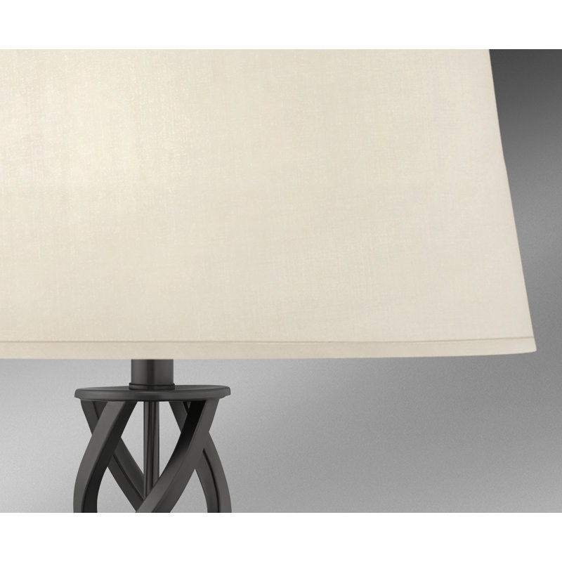 Ensemble de lampe de table 32 "Taranto, Bronze, Beige clair
