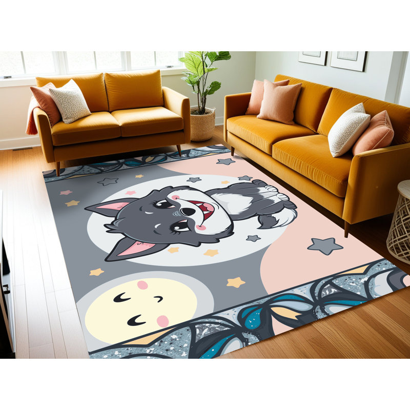 Tapis de Noël lavable The Holiday Aisle®, Rectangulaire 3 pi x 5 pi