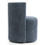 Fauteuil d'appoint moderne en tonneau avec roulettes-1790956558