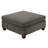 Grey Chenille Fabric Cocktail Ottoman Cushion Seat For Living Room | Gift Idea-2111732875