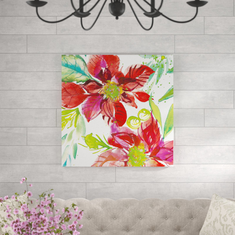Reproduction d’art sur toile, "jolies I" par Kristy Rice, H 36 po x l 36 po x P 1,25 po