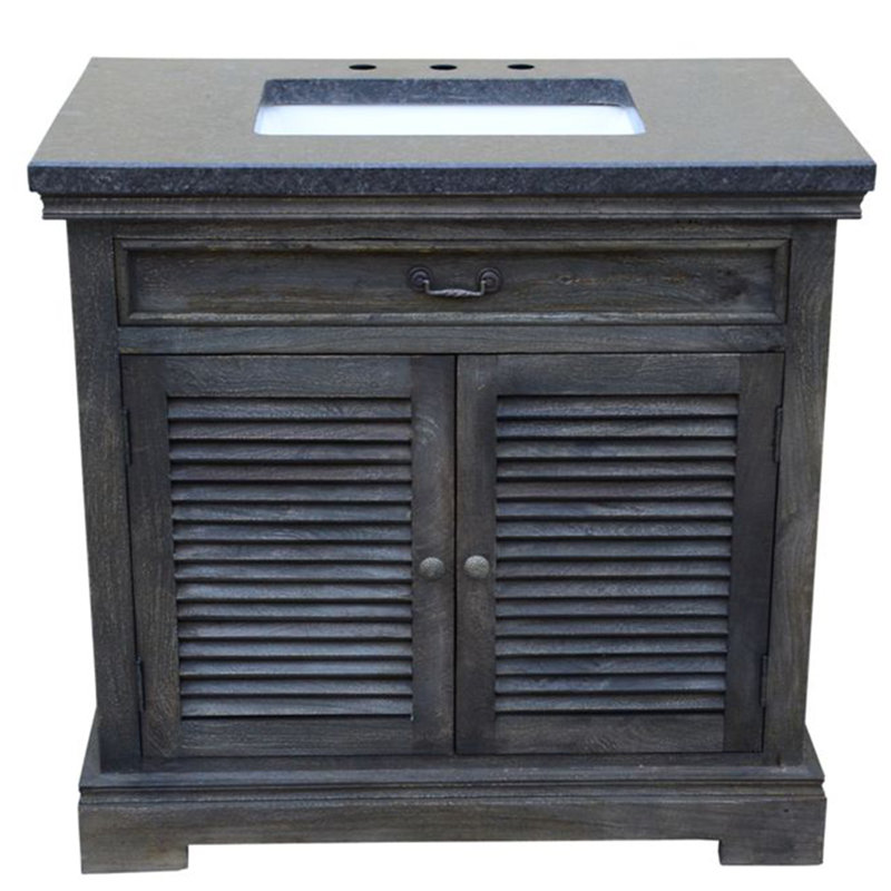 Ensemble de meuble-lavabo simple 22,5 po Eugune, Gris