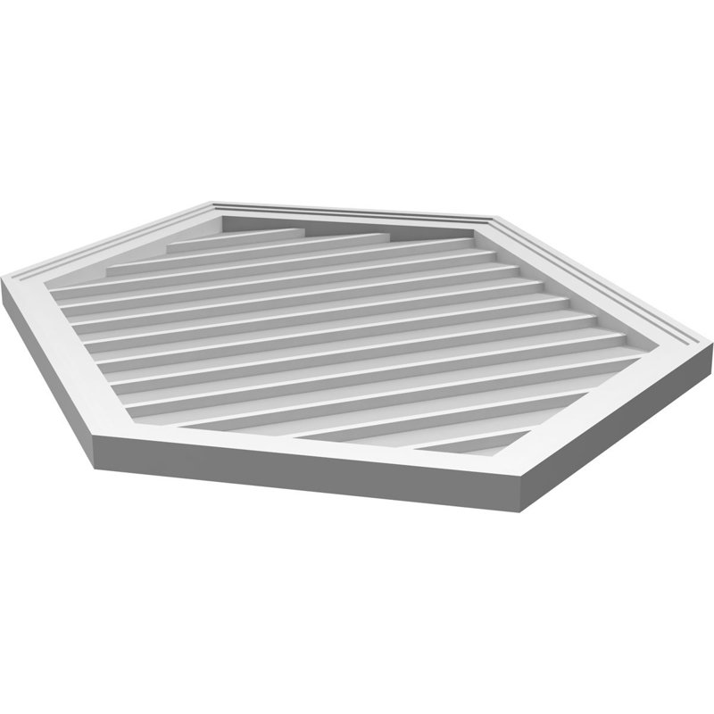 Ventilé vertical à pignon vertical en uréthane 8/12, H 1,5 po x l 28 po x L 40 po