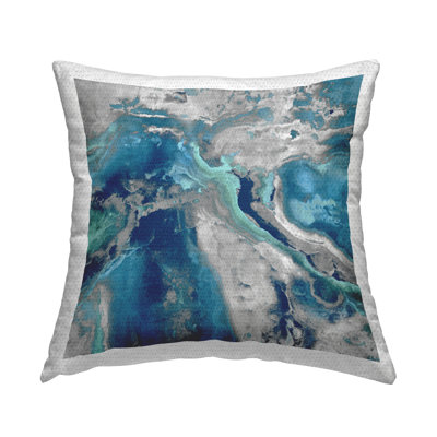 Abstract Outdoor Throw Pillow