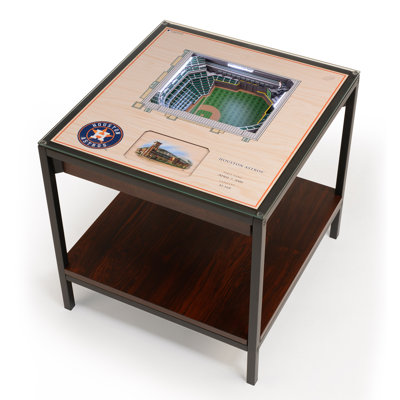 Glass Top End Table