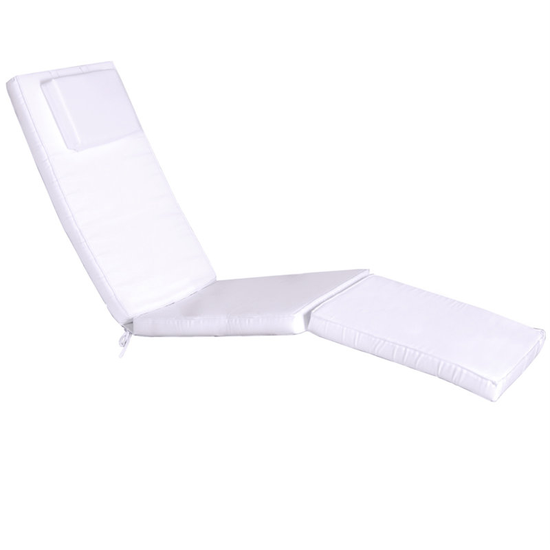 Coussin de chaise Java, Blanc royal