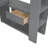 Wood Twin Loft Bed With Desk, Multi, Led, Charging, Dark Gray Finish Storage Spaces, Charging Point