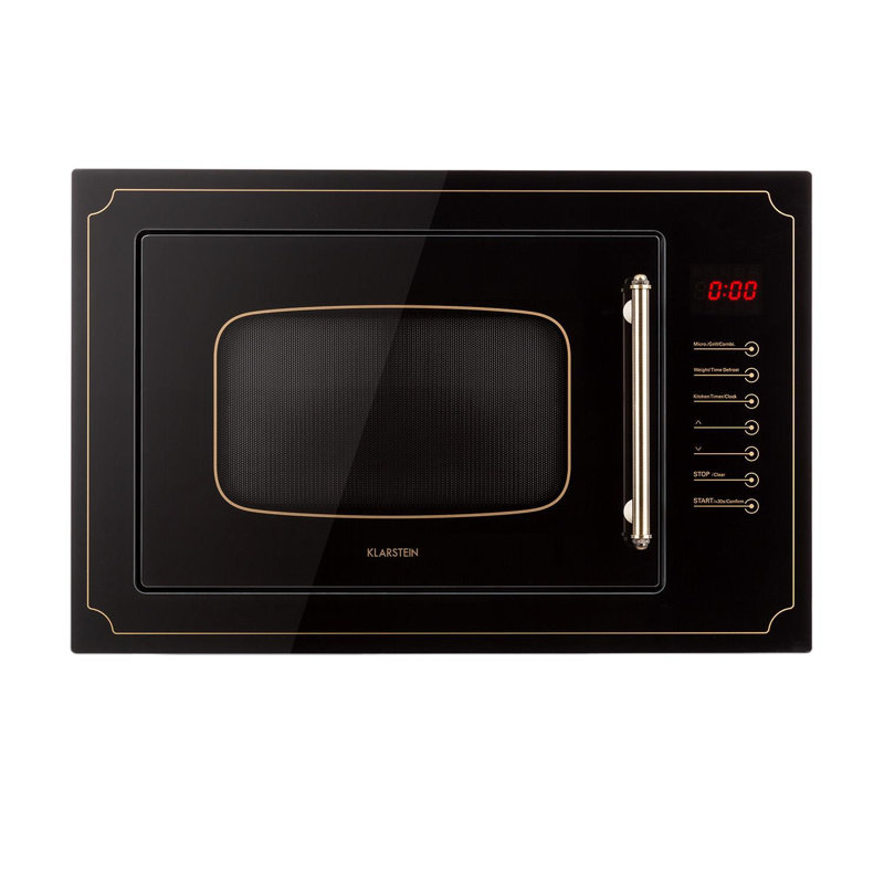 Klarstein Victoria 59.5cm 25m³ L Built-In Microwave with Sensor Cooking, Black