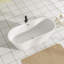 Baignoire de trempage autoportante en acrylique avec bonde escamotable et trop-plein L 67 po x l 31,5 po
