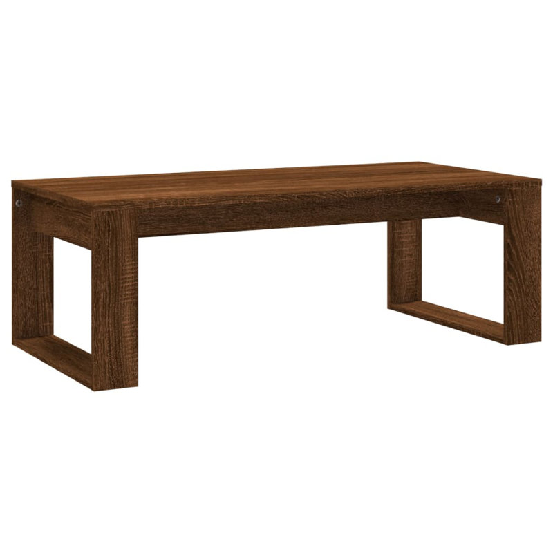 Blundell Manufactured Wood Frame Single Coffee Table, Brown Oak