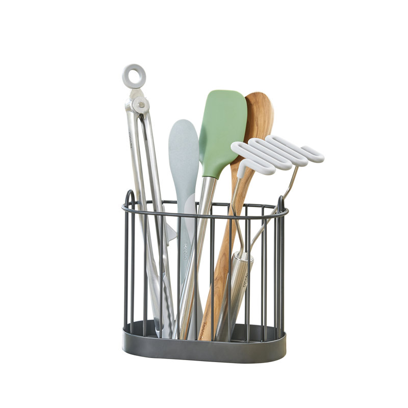 Metal Oval Utensil Storage Set