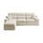 Corner Chaise Sofa with High Backrest and Sleeper Function-774707514